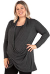 Maternity & Nursing Bamboo Soft Drape Top