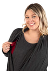 Bamboo Soft Drape Nursing Top