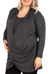 Maternity & Nursing Bamboo Soft Drape Top