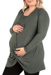 Maternity & Nursing Bamboo Soft Drape Top