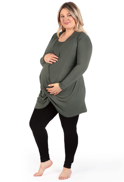 Maternity & Nursing Bamboo Soft Drape Top
