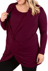 Maternity & Nursing Bamboo Soft Drape Top