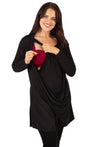 Bamboo Soft Drape Nursing Top - 2 Pack