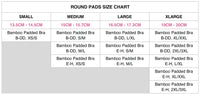 Round Pads to Match the Bamboo Padded Wirefree Bra