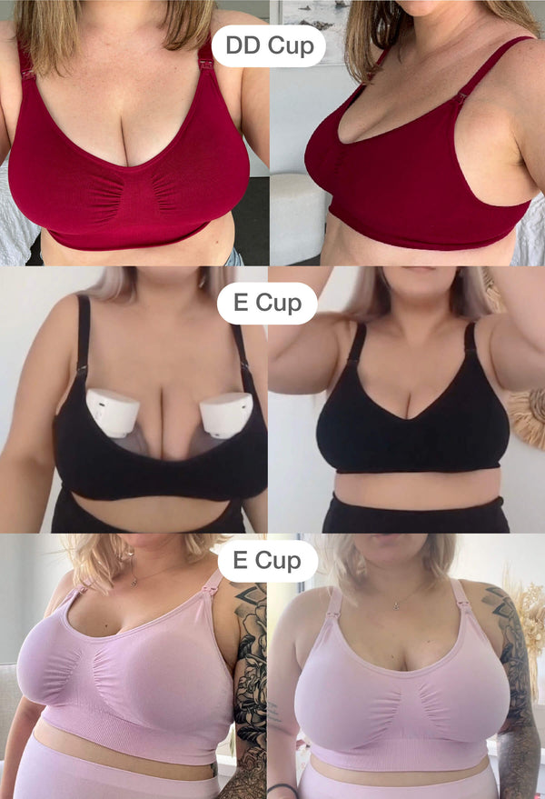 Bamboo Wire Free Maternity & Nursing Bra - 3 Pack
