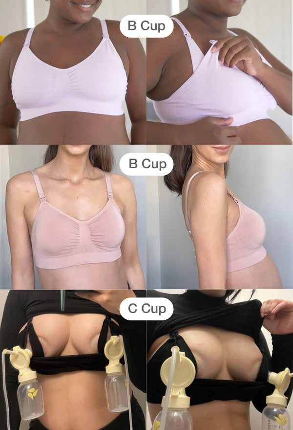 Nude Bamboo Nursing Bra + High Cut Undies Set