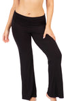 Bamboo Long Sleeve Top and Flare Pants Pajama Set