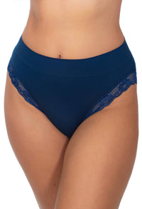 Cushion Padded Strap Wire Free Maternity & Nursing Bra and High Cut Brief Set