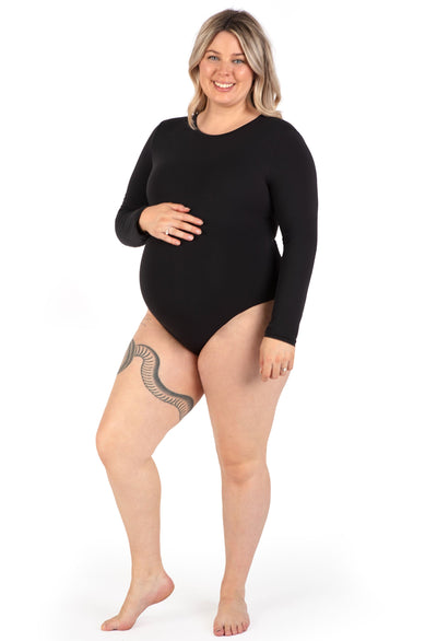 Maternity Long Sleeve Bodysuit G-String | ButterFit