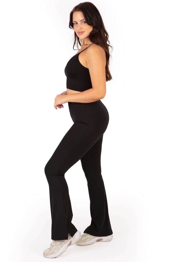Flare Pants | High Waisted & Pet Hair Resistant