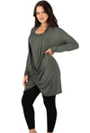 Bamboo Soft Drape Nursing Top - 2 Pack