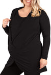 Maternity & Nursing Bamboo Soft Drape Top