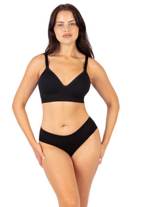 Plunge Comfort Tshirt Bra – Wireless with Fixed Moulded Cups