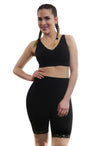 High Rise Long Cotton Rich Thermal Shorts - 3 Pack