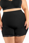 Curvy Anti Chafing High Rise Petite Cotton Rich Shorts