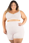 Curvy Anti Chafing High Rise Petite Cotton Rich Shorts - 3 Pack