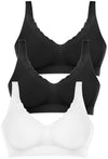 Cotton Rich Pull On Sleep Bra Pack