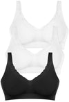 Cotton Rich Pull On Sleep Bra Pack