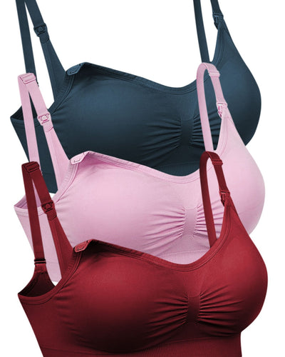 Bamboo Wire Free Maternity & Nursing Bra - 3 Pack