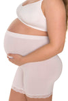 Maternity Anti Chafing High Rise Petite Cotton Rich Shorts - 3 Pack