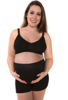 Cotton Rich Maternity Boyleg Shorts - 3 Pack