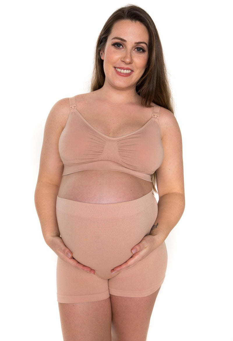 Cotton Rich Maternity Boyleg Shorts - 3 Pack