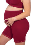 Maternity Anti Chafing High Rise Long Cotton Rich Shorts